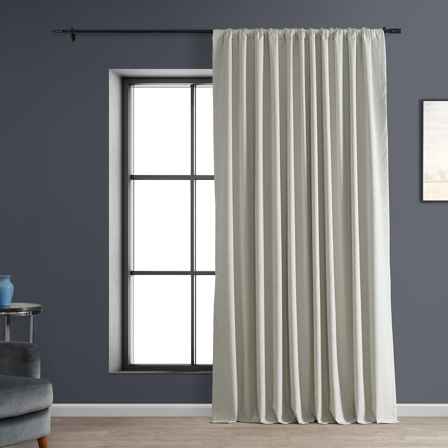 Wide blackout outlet curtains