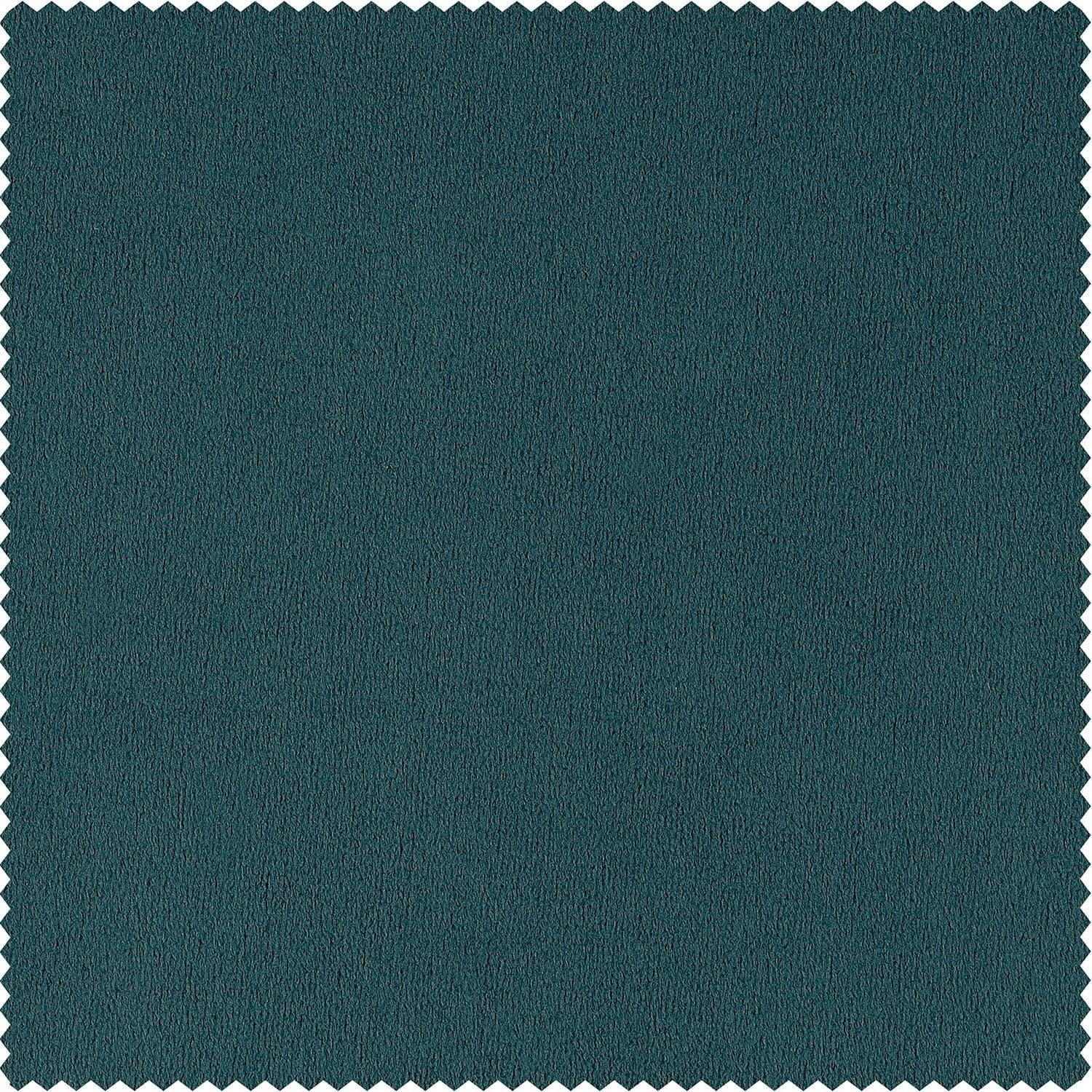 Everglade Teal Signature Velvet Custom Curtain 