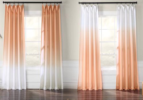 bright ombre curtains