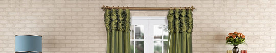 Ruched-Faux-Silk-Taffeta-Curtains