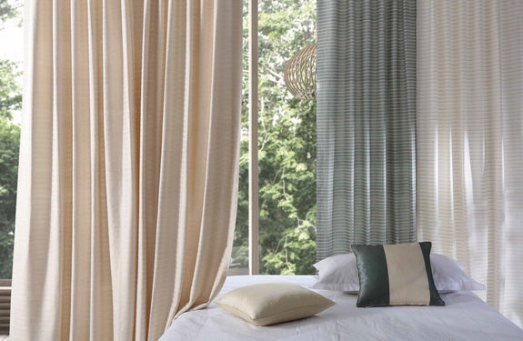 Custom Woven Cotton Curtains