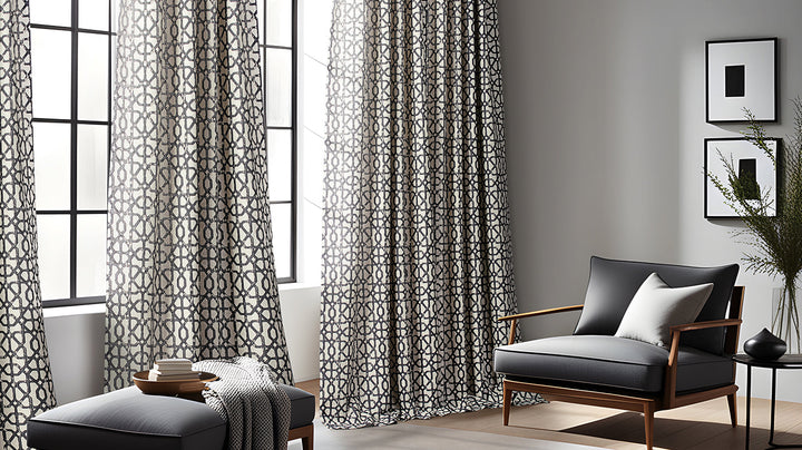 Faux Silk Jacquard Curtains