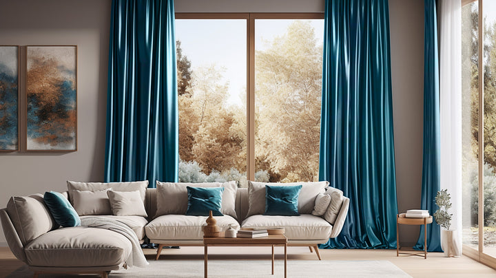 Faux Silk Taffeta Blackout Curtains - HalfPriceDrapes.com