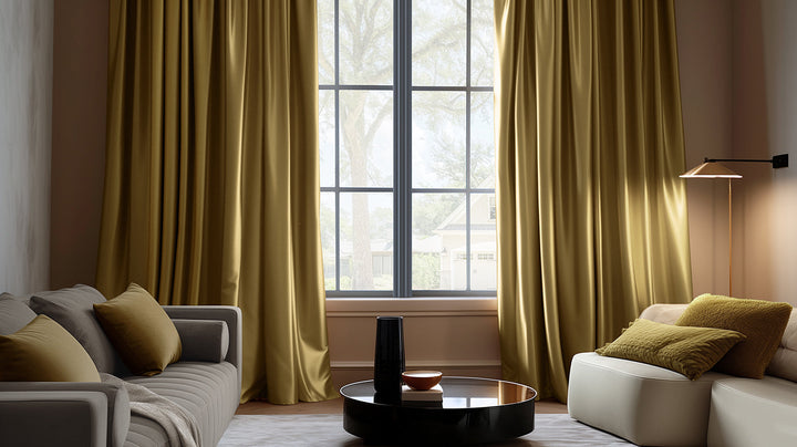 Faux Silk Taffeta Curtains