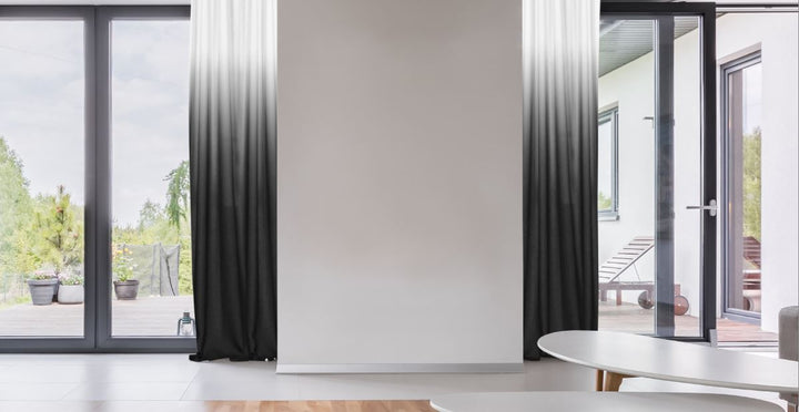 Ombre Faux Linen Light Filtering Curtains - HalfPriceDrapes.com