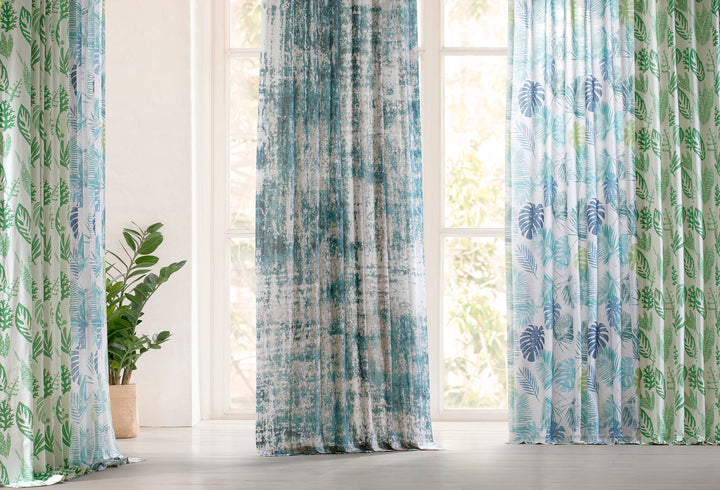 Printed Cotton Light Filtering Curtains - HalfPriceDrapes.com