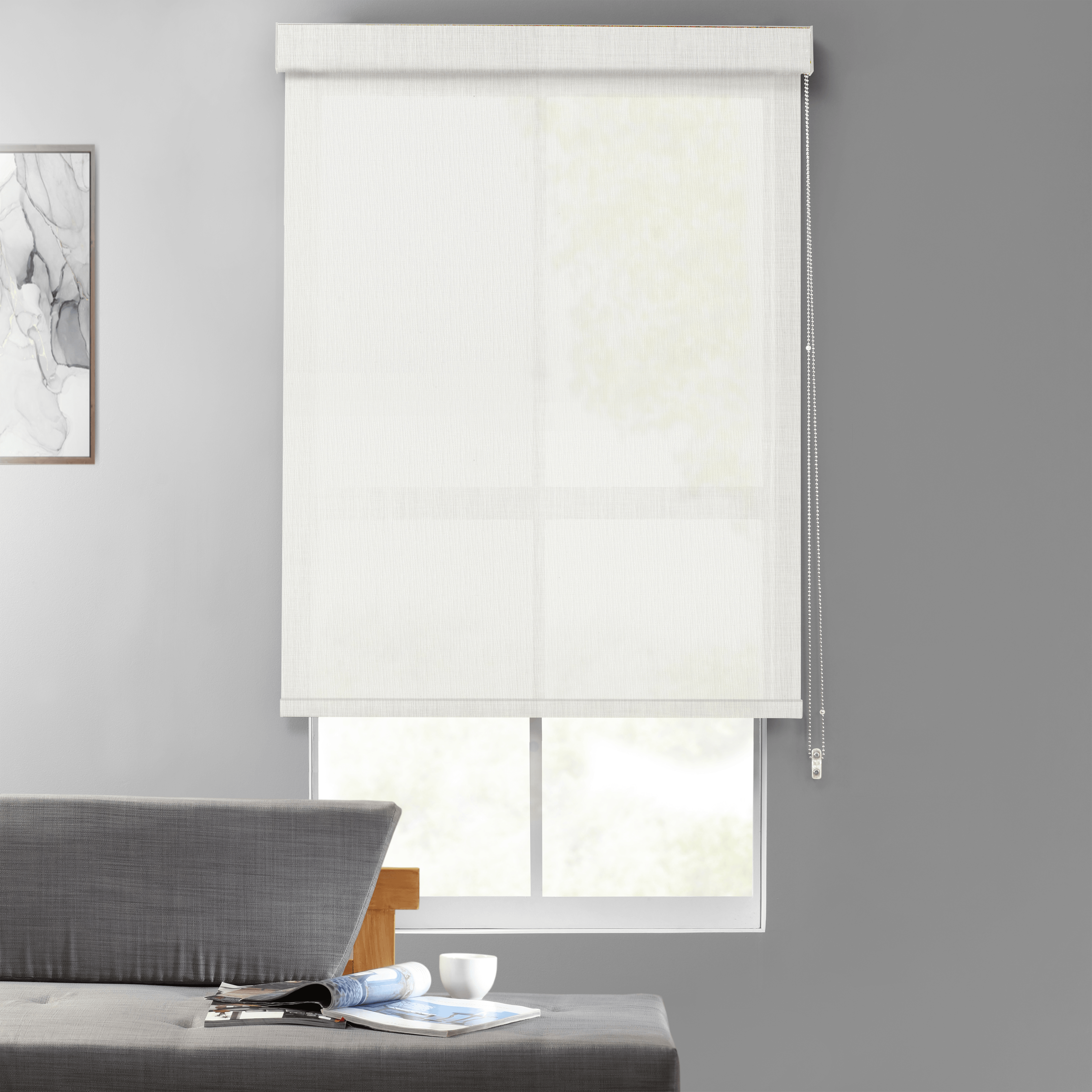 Bengaline Textured Room Darkening Roller Shades