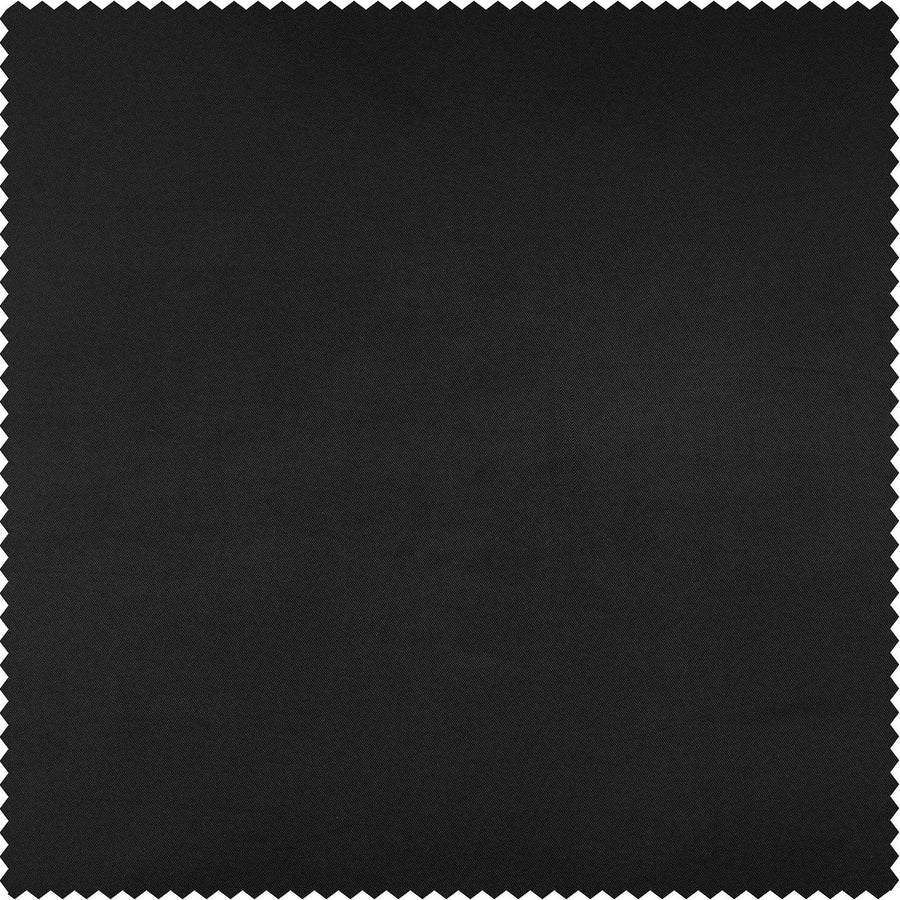 Deep Black Essential Hotel Blackout Swatch - HalfPriceDrapes.com