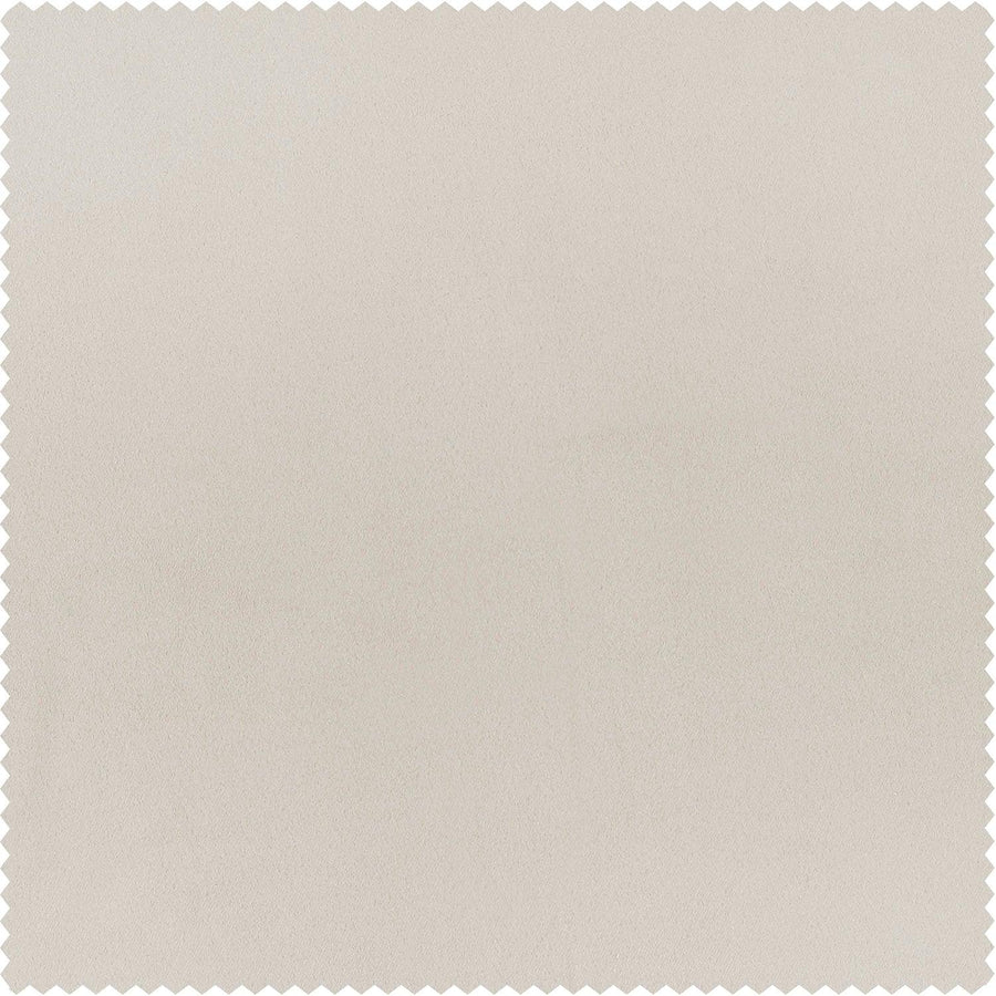 Alabaster Beige Solid Polyester Swatch - HalfPriceDrapes.com