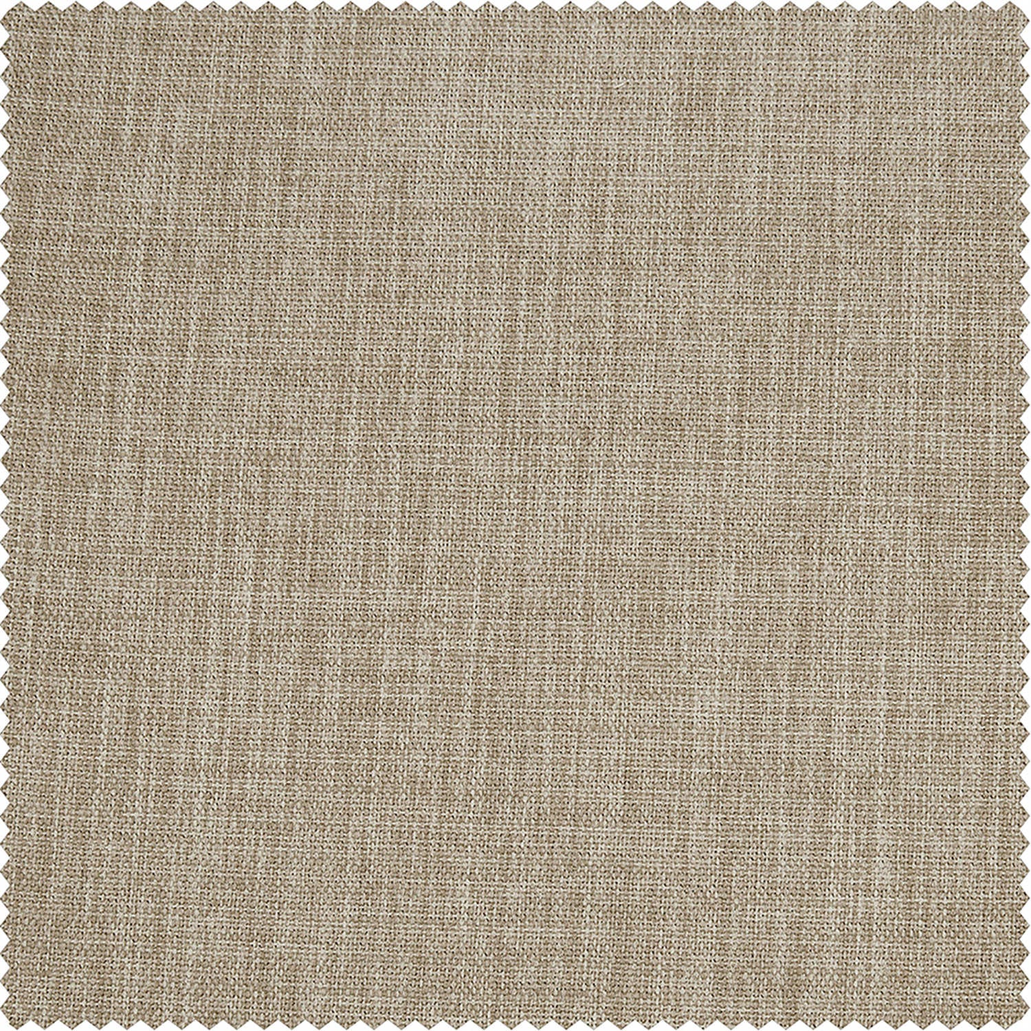 Thatched Tan Grommet Textured Faux Linen Room Darkening Curtain