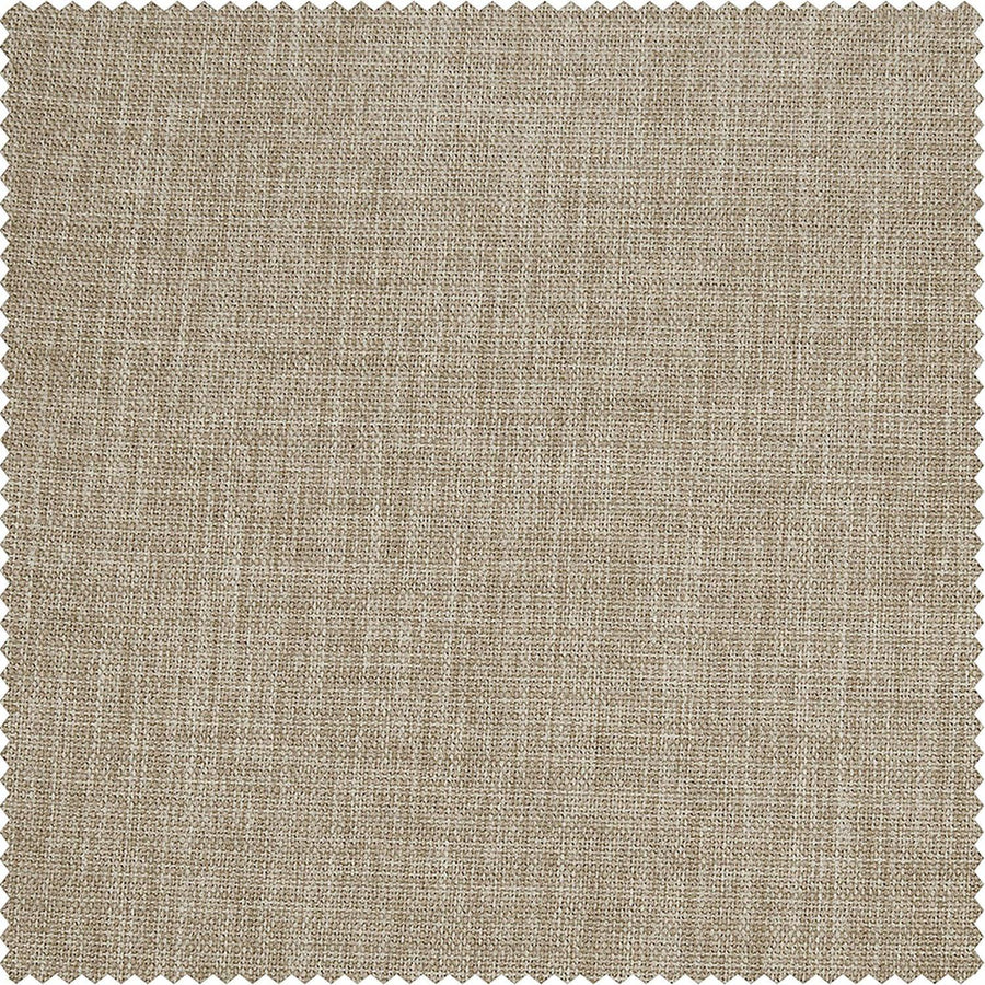 Thatched Tan Textured Faux Linen Swatch