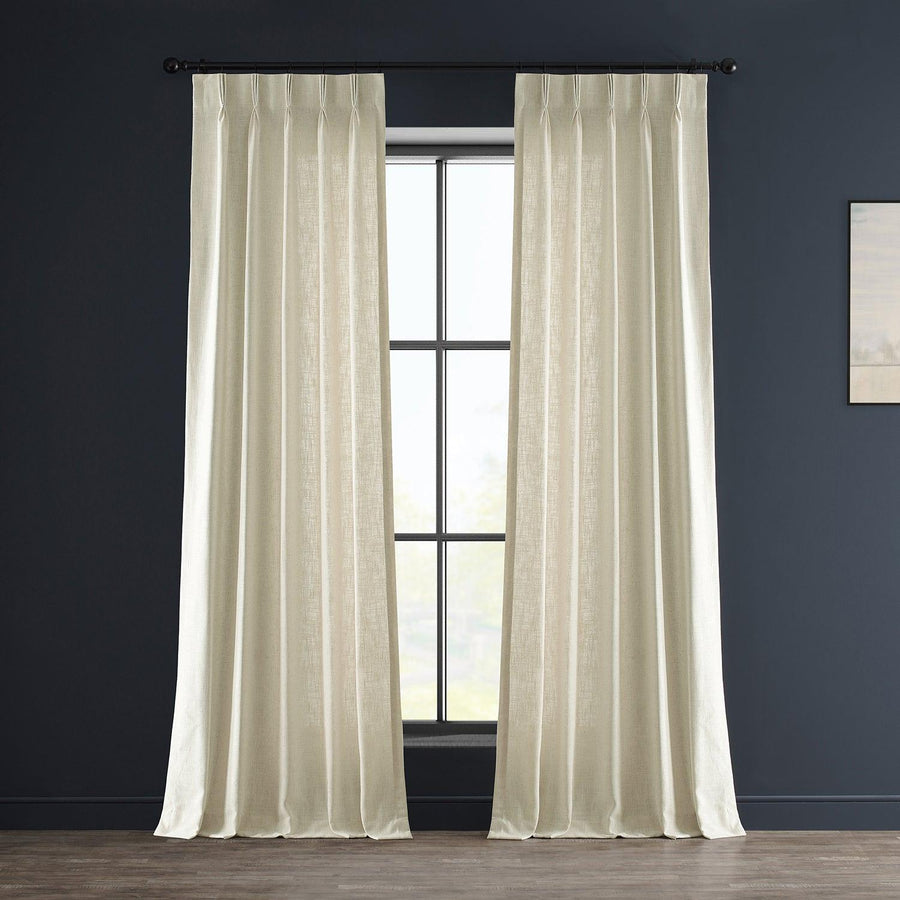 Barley Heavy Faux Linen Curtain