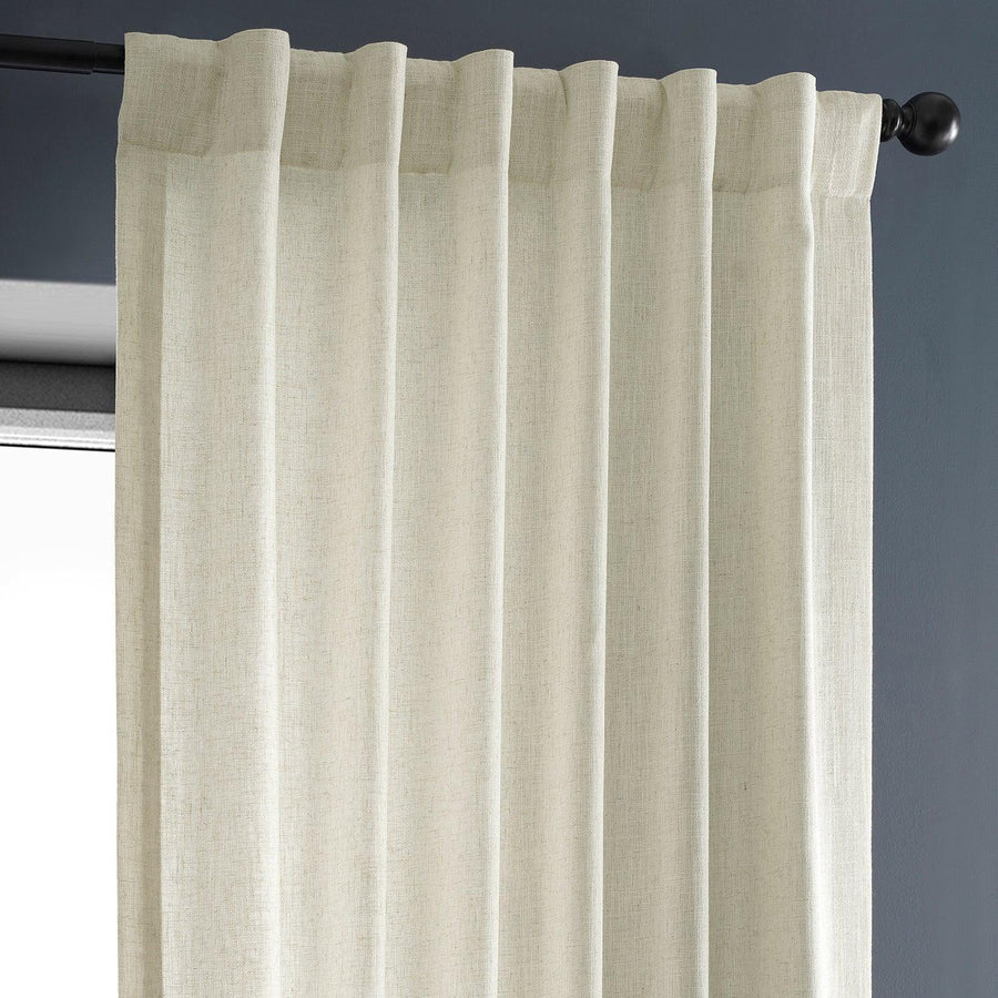 Barley Heavy Faux Linen Curtain