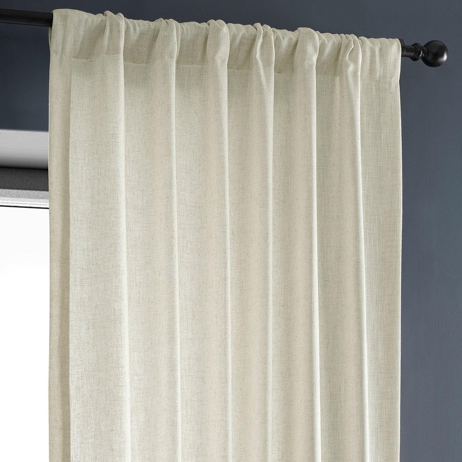 Barley Heavy Faux Linen Curtain