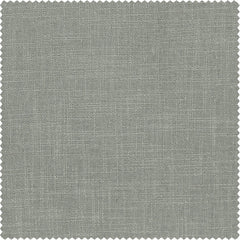 Ash Grey Heavy Faux Linen Curtain