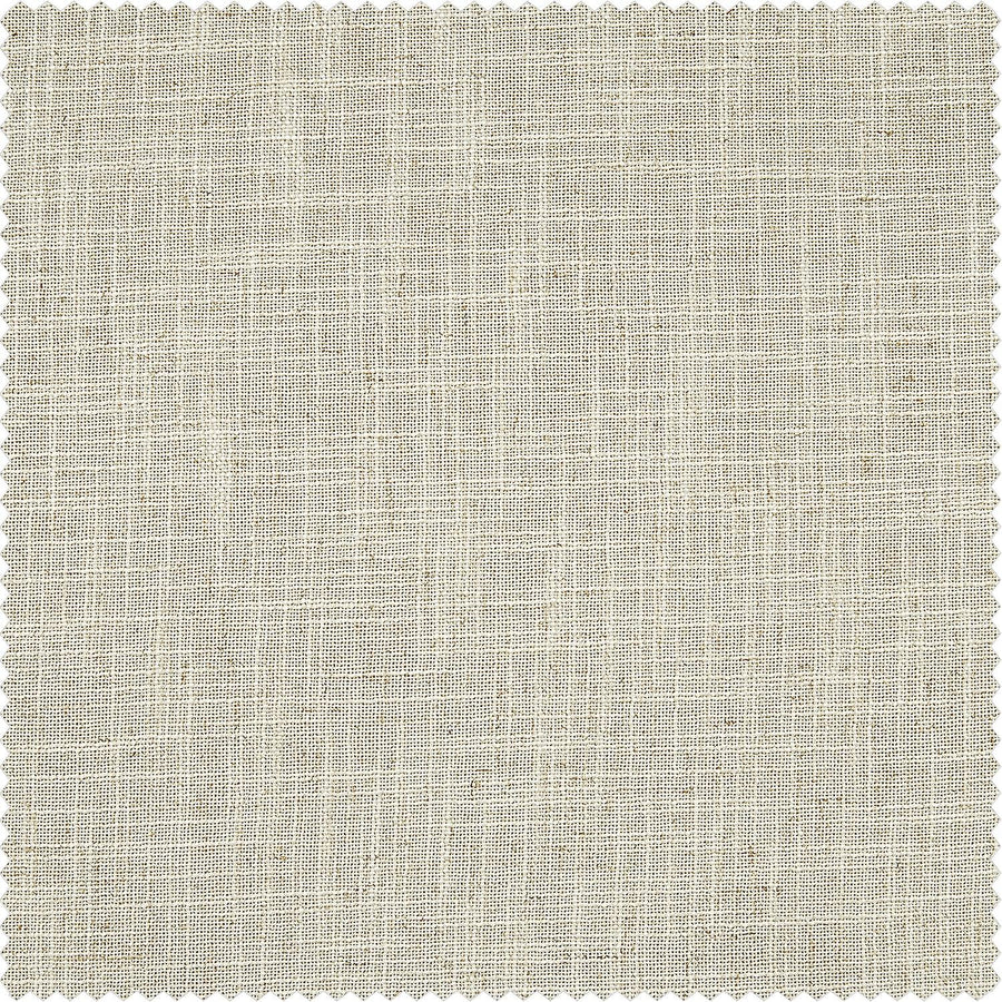 Malted Cream Heavy Faux Linen Swatch