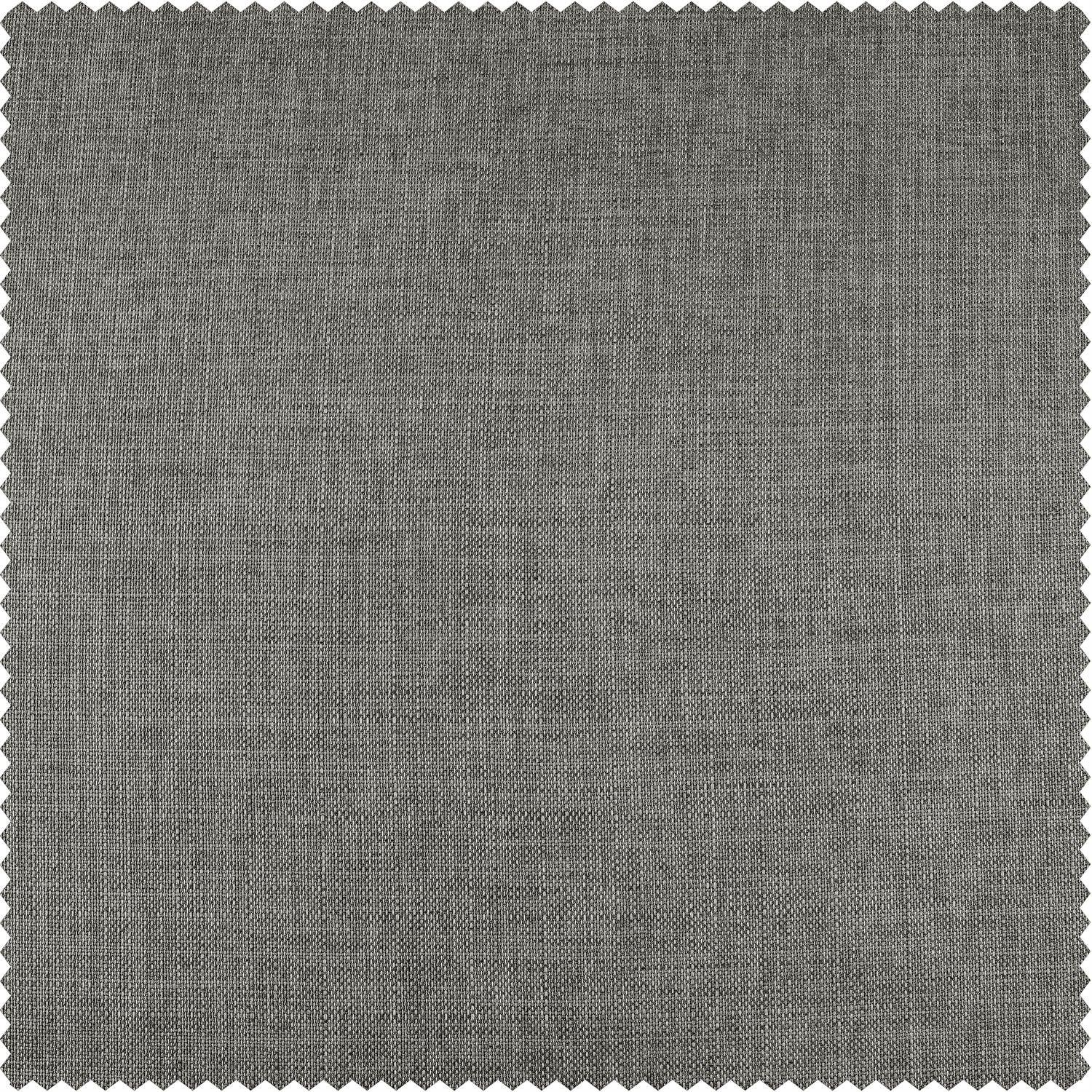 Destination Slate Faux Linen Hotel Blackout Curtain