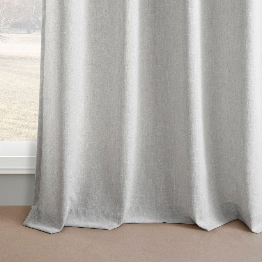 Off-White Grommet Simply Faux Linen Curtain Pair (2 Panels)