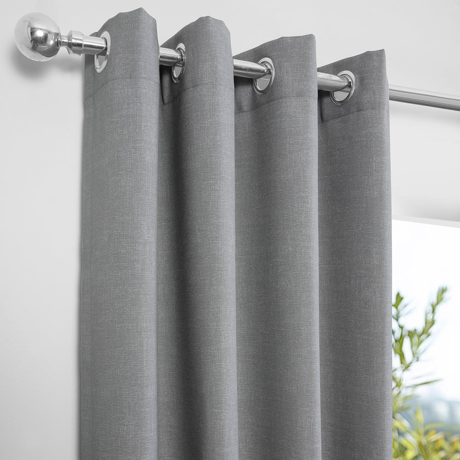 Silver Mist Grommet Villanova Outdoor Curtain