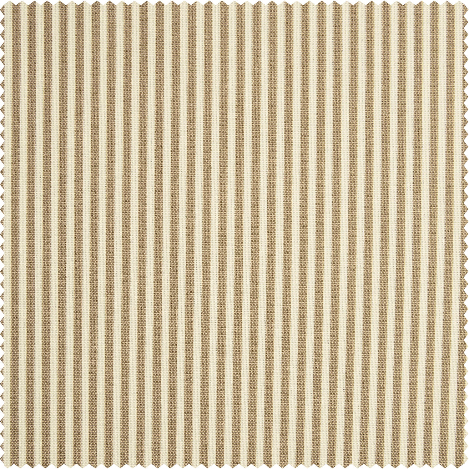 Coastal Beige Thin Striped Grommet Villanova Outdoor Curtain