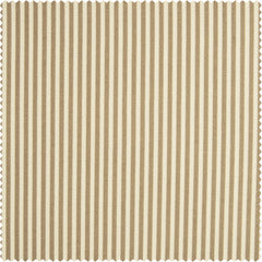 Coastal Beige Thin Striped Grommet Villanova Outdoor Curtain