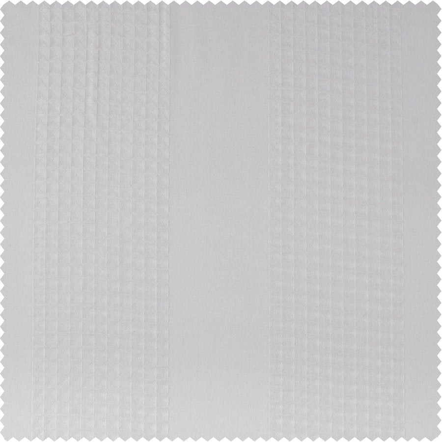 Architectural White Sheer Serinity Swatch - HalfPriceDrapes.com