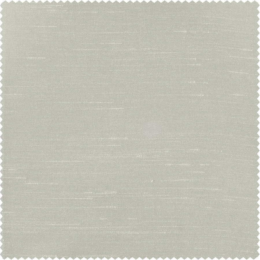 Mist Greige  Vintage Textured Faux Dupioni Silk Swatch