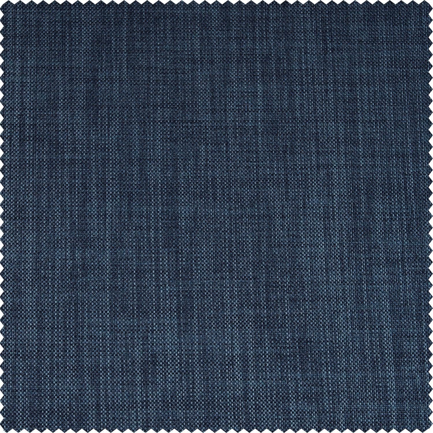 Dark Blue Performance Linen Hotel Blackout Curtain