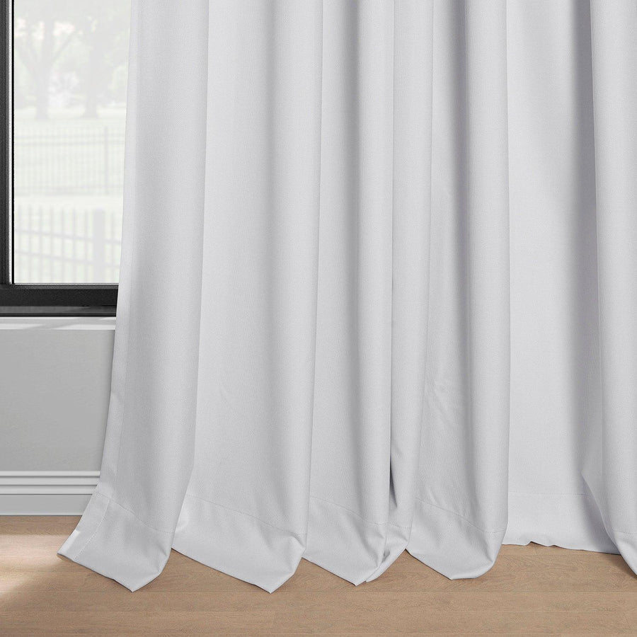 White French Pleat Performance Linen Hotel Blackout Curtain