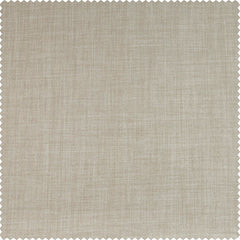 Light Beige Extra Wide Performance Linen Hotel Blackout Curtain