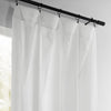 Off-White Summer Linen Light Filtering Curtain Pair (2 Panels) - HalfPriceDrapes.com