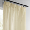 Cream Summer Linen Light Filtering Curtain Pair (2 Panels) - HalfPriceDrapes.com