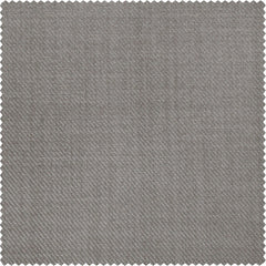 Light Steel Grey Vienna Basic Linen Blackout Curtain Pair (2 Panels)