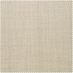 Beige Vienna Basic Linen Blackout Curtain Pair (2 Panels)