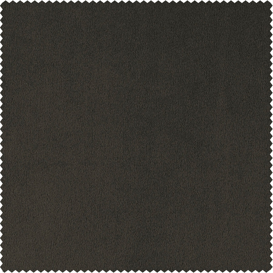 Gunmetal Grey Signature Velvet Custom Curtain