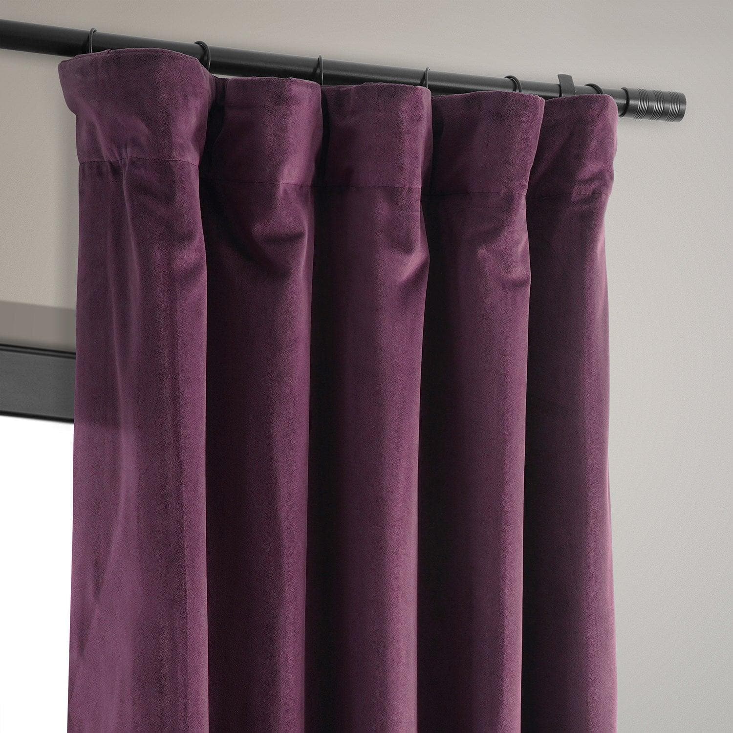 Cabernet Signature Velvet Blackout Curtain