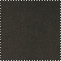 Gunmetal Grey Signature Extra Wide Velvet Blackout Curtain