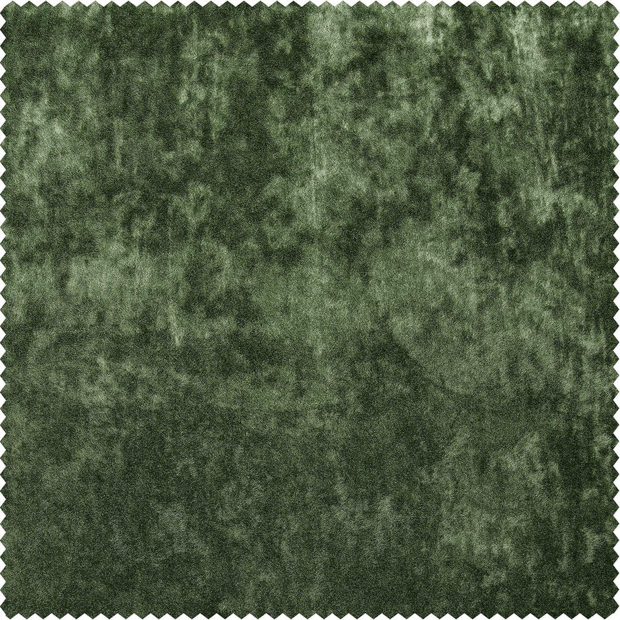 Emerald Green Lush Crush Velvet Swatch - HalfPriceDrapes.com