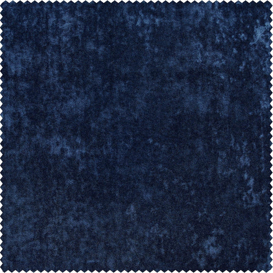 Sapphire Blue Lush Crush Velvet Swatch - HalfPriceDrapes.com