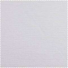 White Ravello Burnout Velvet Room Darkening Curtain