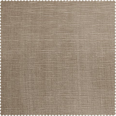 Warm Taupe Ravello Burnout Velvet Room Darkening Curtain