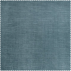 Deep Slate Blue Ravello Burnout Velvet Room Darkening Curtain