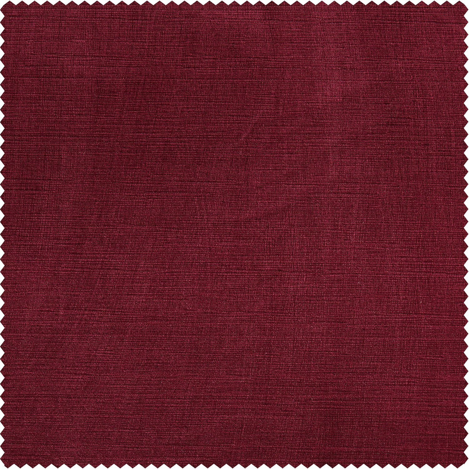 Dark Red Ravello Burnout Velvet Room Darkening Curtain