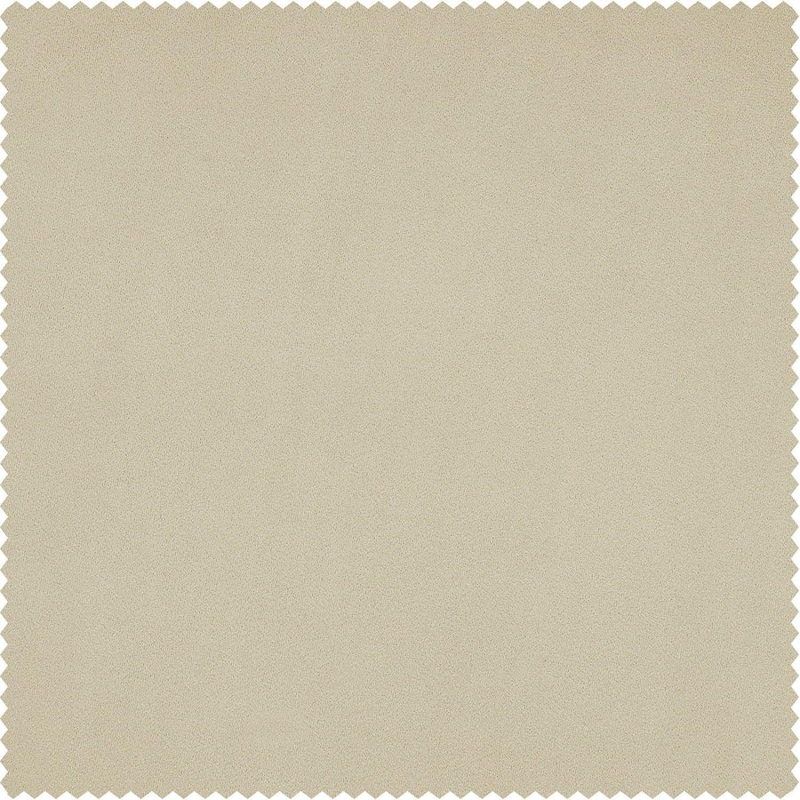 Au Lait Crème Heritage Plush Velvet Swatch - HalfPriceDrapes.com