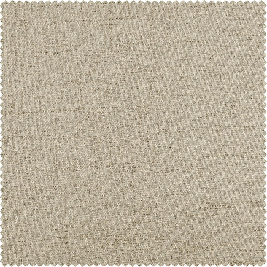 Light Tan Thermal Cross Linen Weave Swatch - HalfPriceDrapes.com