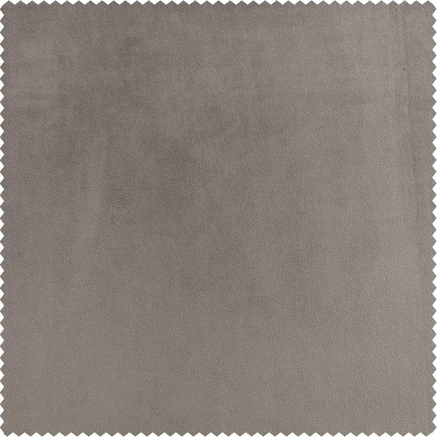 Library Taupe Signature Plush Velvet Swatch - HalfPriceDrapes.com