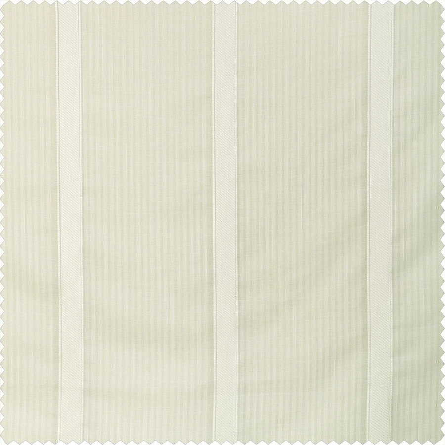 Antigua Cream Striped Linen Swatch - HalfPriceDrapes.com