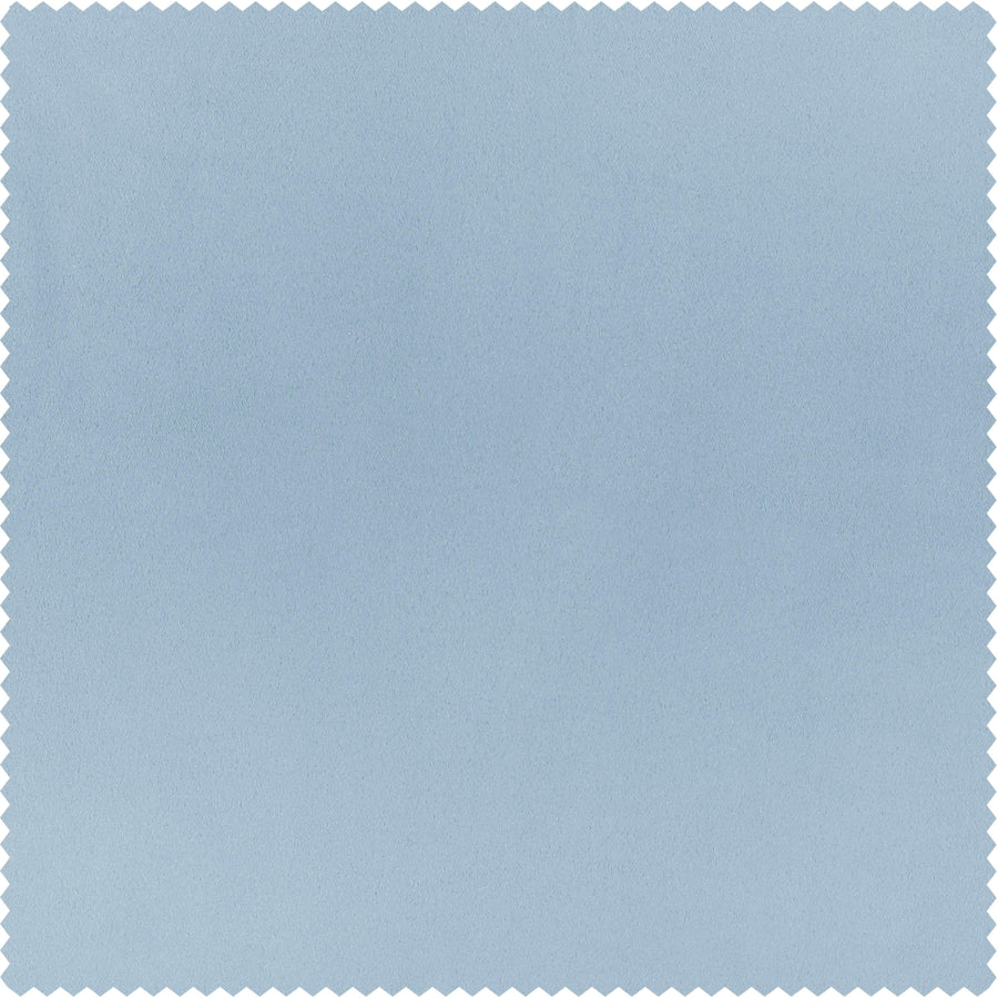 Frosted Blue Solid Polyester Swatch - HalfPriceDrapes.com