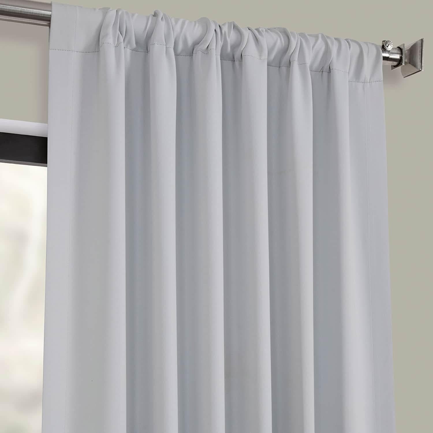 Arctic Grey Room Darkening Curtain