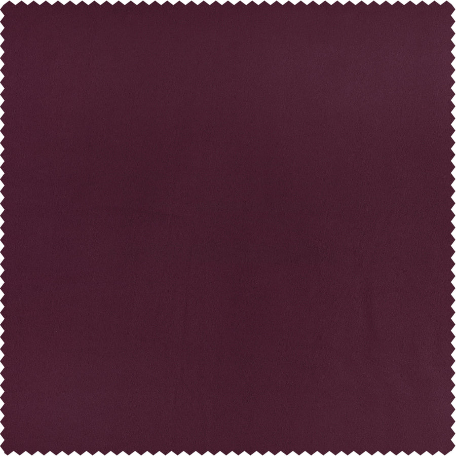 Aubergine Solid Polyester Swatch - HalfPriceDrapes.com